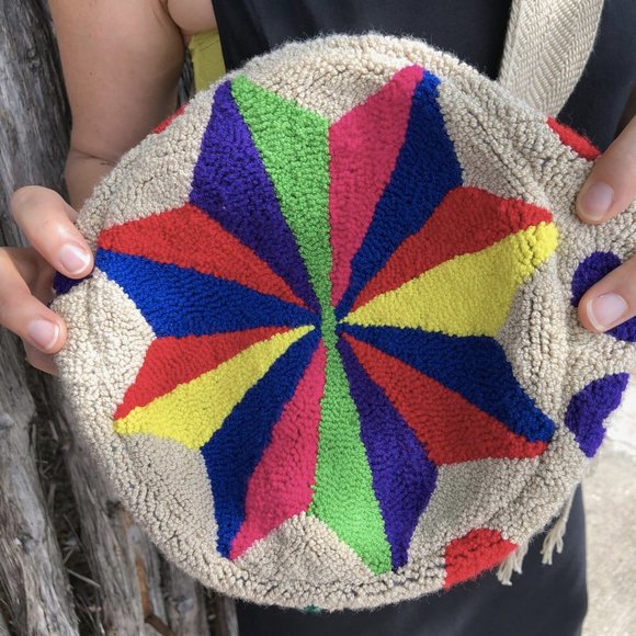Zodiac Colombian Wayuu Bucket Bag Virgo Capricorn - Picture 8 of 8